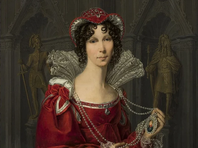 1763-Friedrich Bury - Ritratto della principessa Guglielmina d'Orange - Museo Nazionale di Varsavia